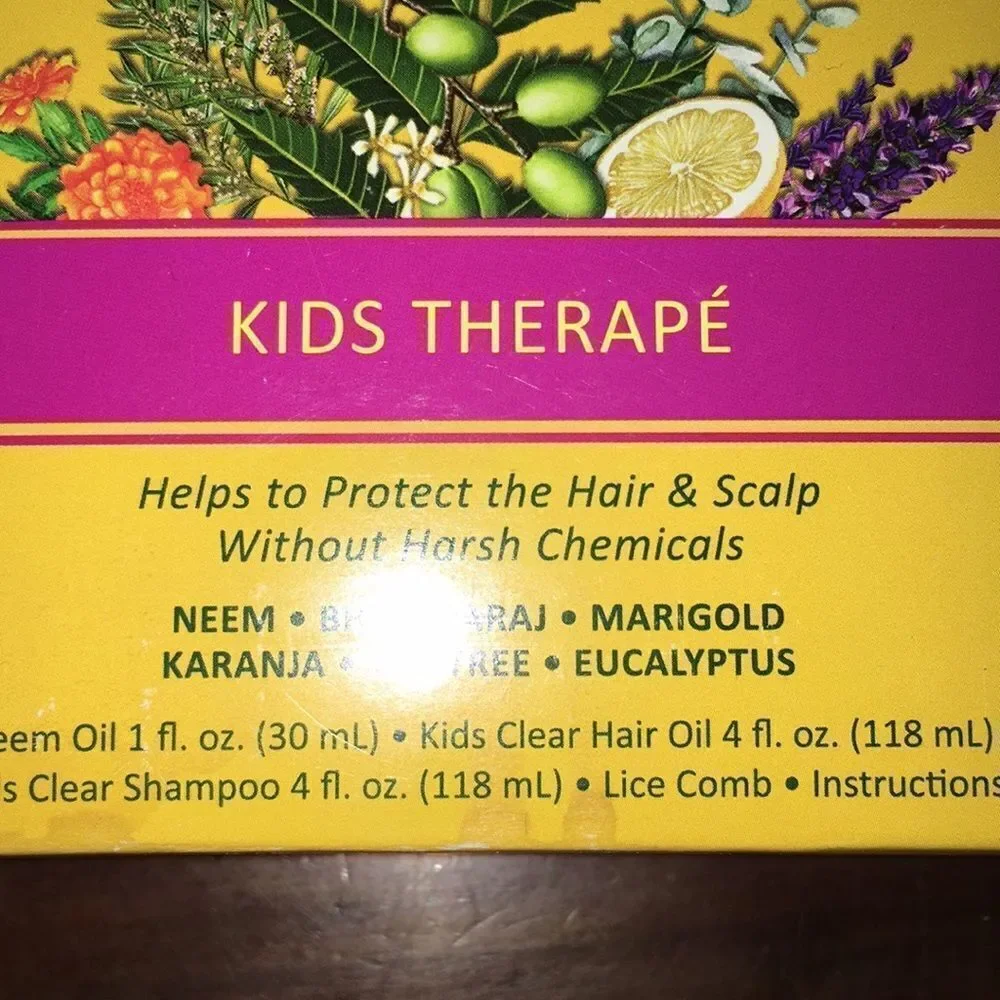 One box left - NEW Neen Lice Nit Treatment Kit Kids Therape Natural - ONE BOX
